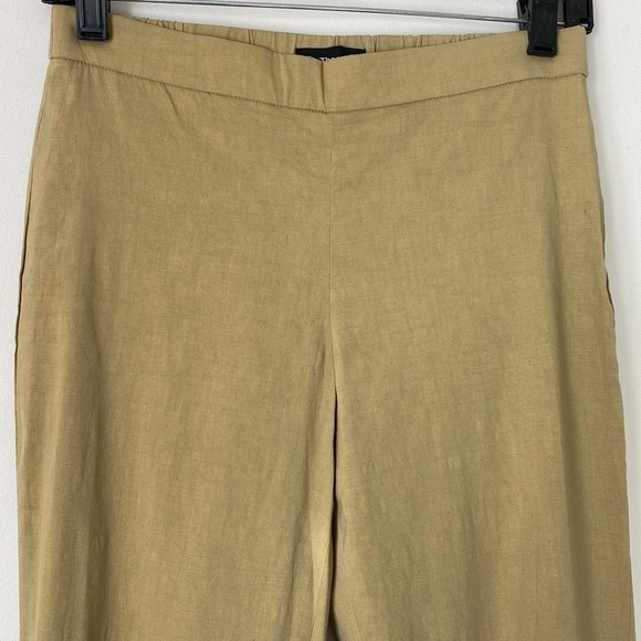 Theory Eco Crunch wash pants in beige clay size 2 NWT - Picture 3 of 7